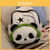 Doll Panda Bear Headband Earphones Star Letter Backpack Zipper Design Style