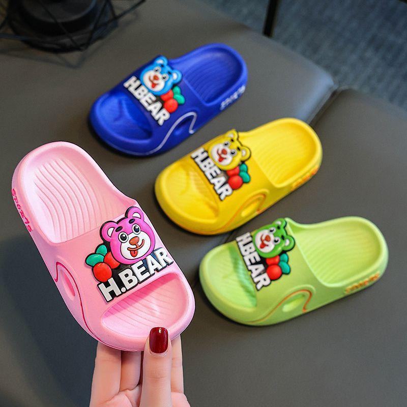 Cartoon Shoes - Cute Indoor Anti-Slip Soft Soles for Boys, Pretty Girls' Flip Flops