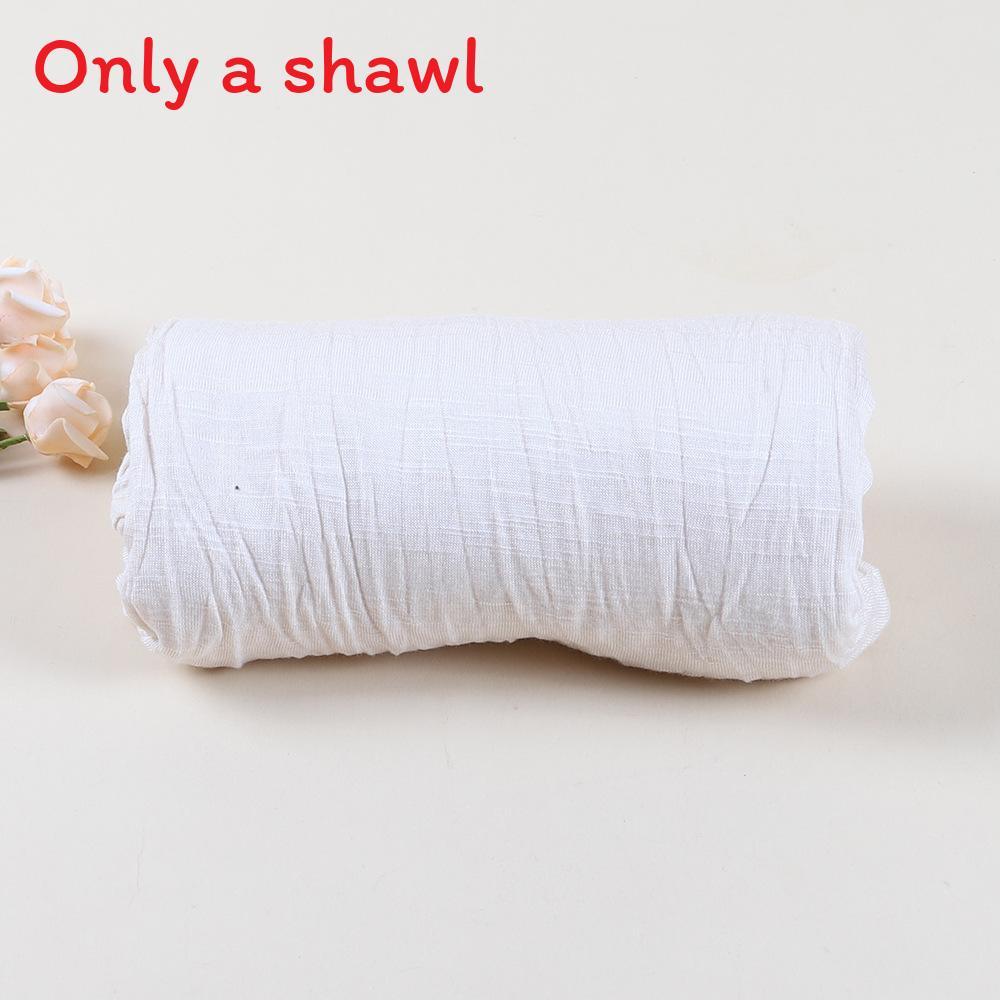 Silk Cotton Womens Headscarf Ethnic Style Shawl For All Seasons Fashion Accessory Milky White