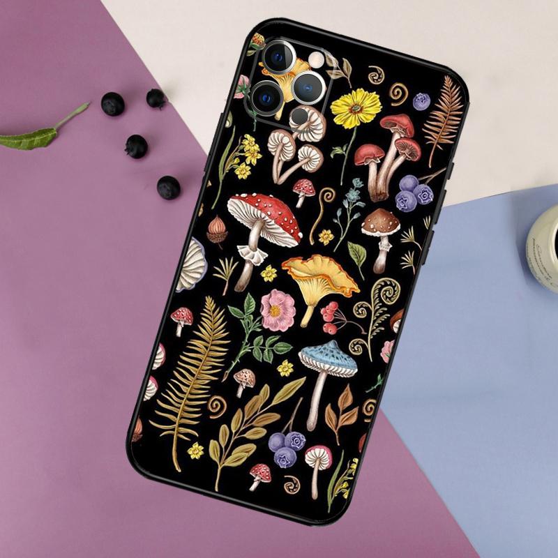 

Trippy Mushroom Phone Case For iPhone 17 16 15 14 11 12 13 Pro Max Plus 12 13 mini 16e 17 Air Bumper Cover iPhone 12Pro MAX