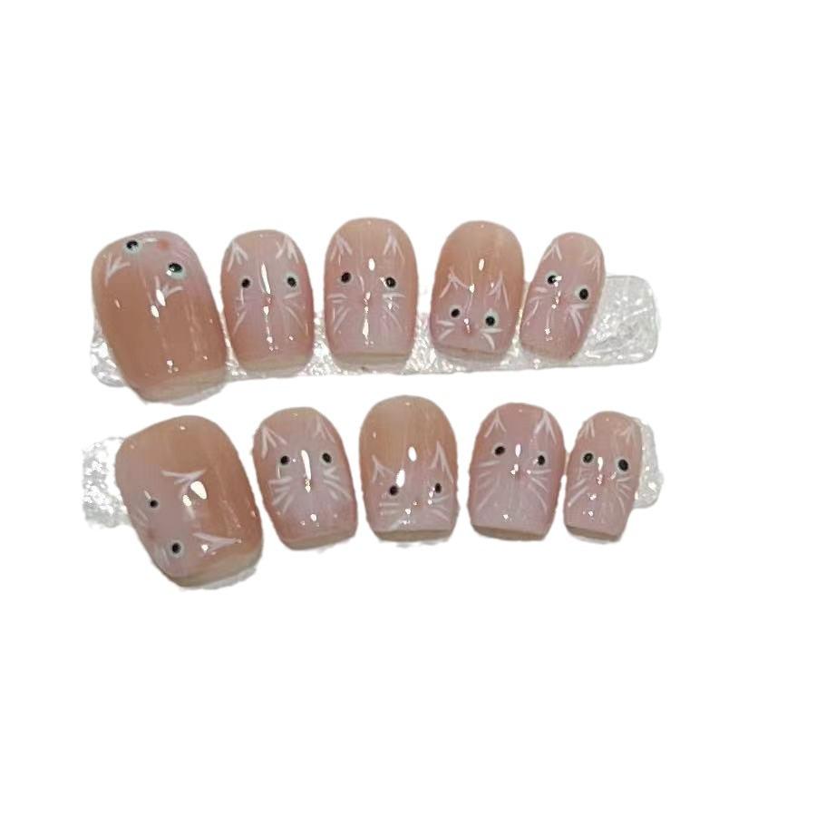 Pure Hand-wearing Armor Short Nails for Cute Cats Can Be Removable and Repetitive.