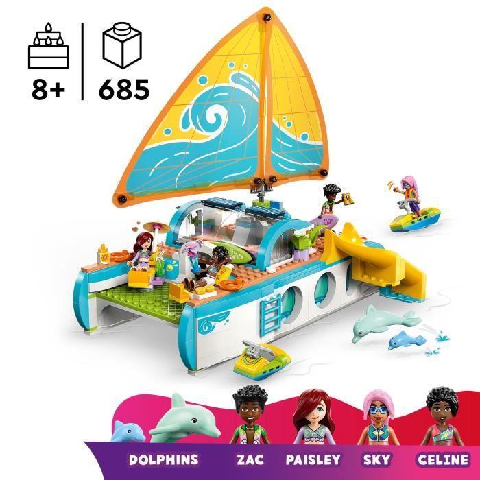 LEGO Friends 42664 L’Aventure en Bateau - Jeu Créatif dès 8 ans avec Dauphins