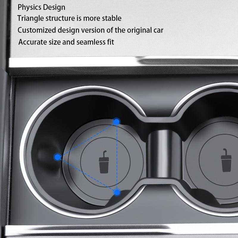 For Tesla Model 3/Y/3 Highland /Y Juniper  Central Control Water Cup Limiter Fixed Drink Holder Car Interior Accessory