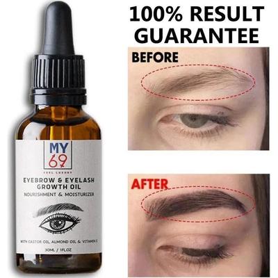 MY69 Sérum pro rychlý růst obočí Růst řas Vlasy Produkty proti vypadávání vlasů Prevence plešatosti Plnější Hustší Prodloužení Oč… 30ml