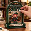 Reading Tracker Calendar Wooden Christmas Tracker Santa Arch Shelf Desktop Decor Decorative Holiday Table Ornaments with Adjustable Number Counters
