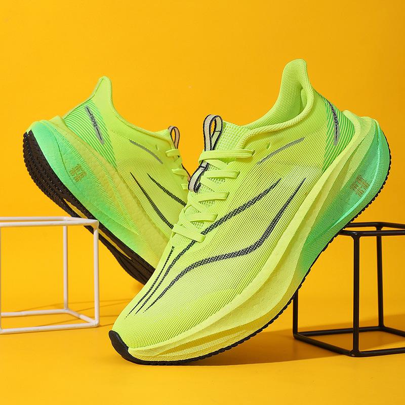 5E bėgimo bateliai sporto treniruotėms bėgimo bateliai vyriški amortizuojantys didelio atšokimo anglies plokštelės lenktyniniai bateliai