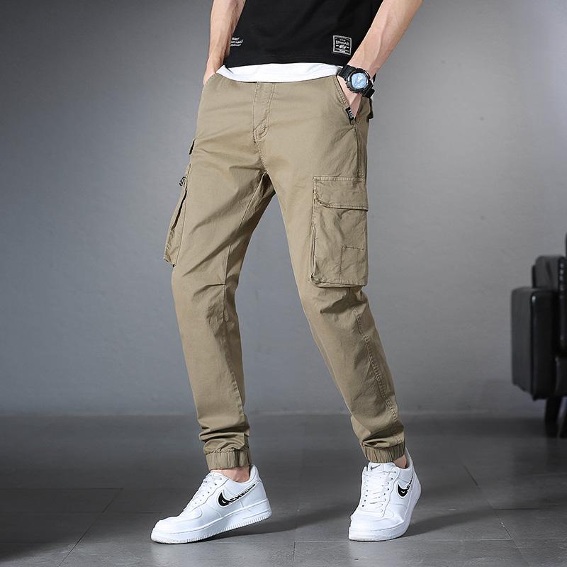 Cotton Overalls Men's Casual Pants 