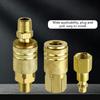 Quick Release Coupling Adapter Quick Coupler Tool Air Line Hose Fitting Quick Connect Air Hose Fittings Easy to Use