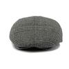 Middle-Aged Men Cap Autumn Winter Cotton Ear Protection Warm Plaid Beret Forward Cap Driver Ivy Hat Newsboy Caps for Men