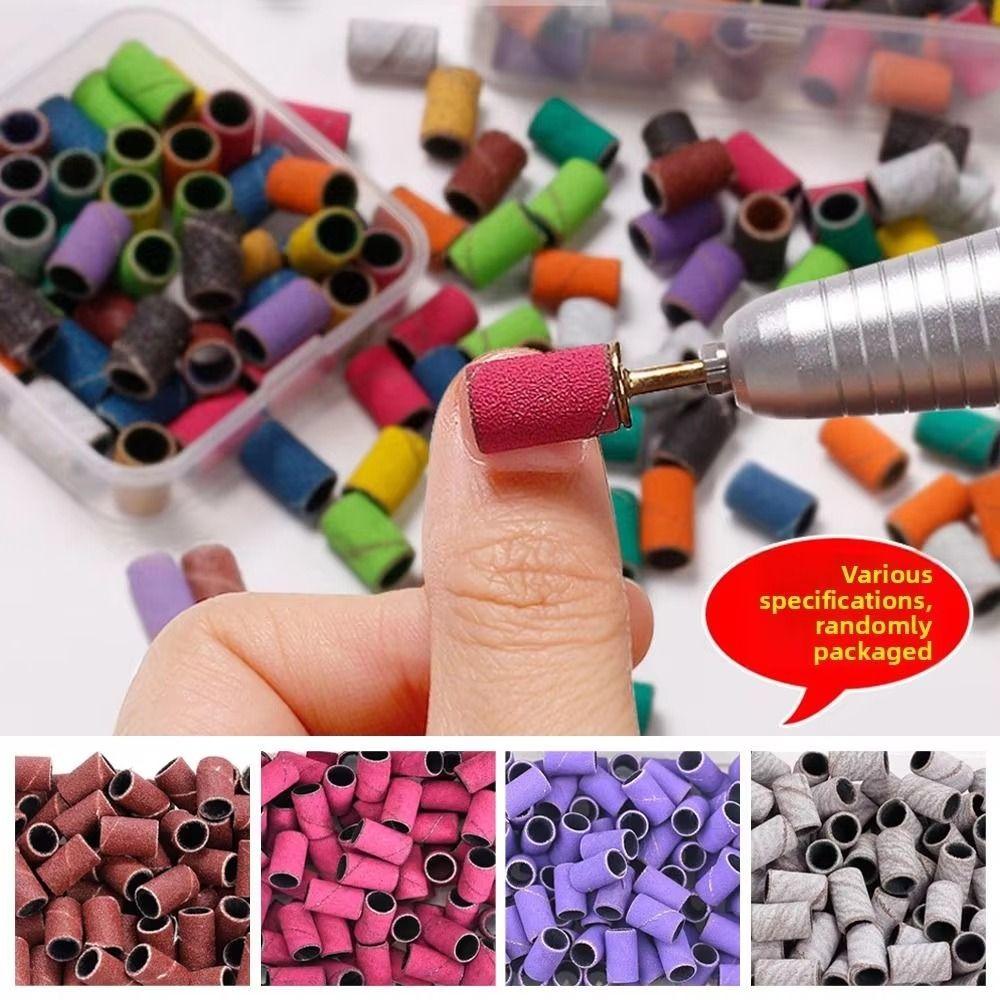 75/210Pcs Multi-functional Nail Sanding Bands Sanding Bands Nail Grinder Polish  Nail Salon