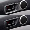 for 12-15 Toyota Tacoma car interior modified carbon fiber front and rear door handle decoration stickers