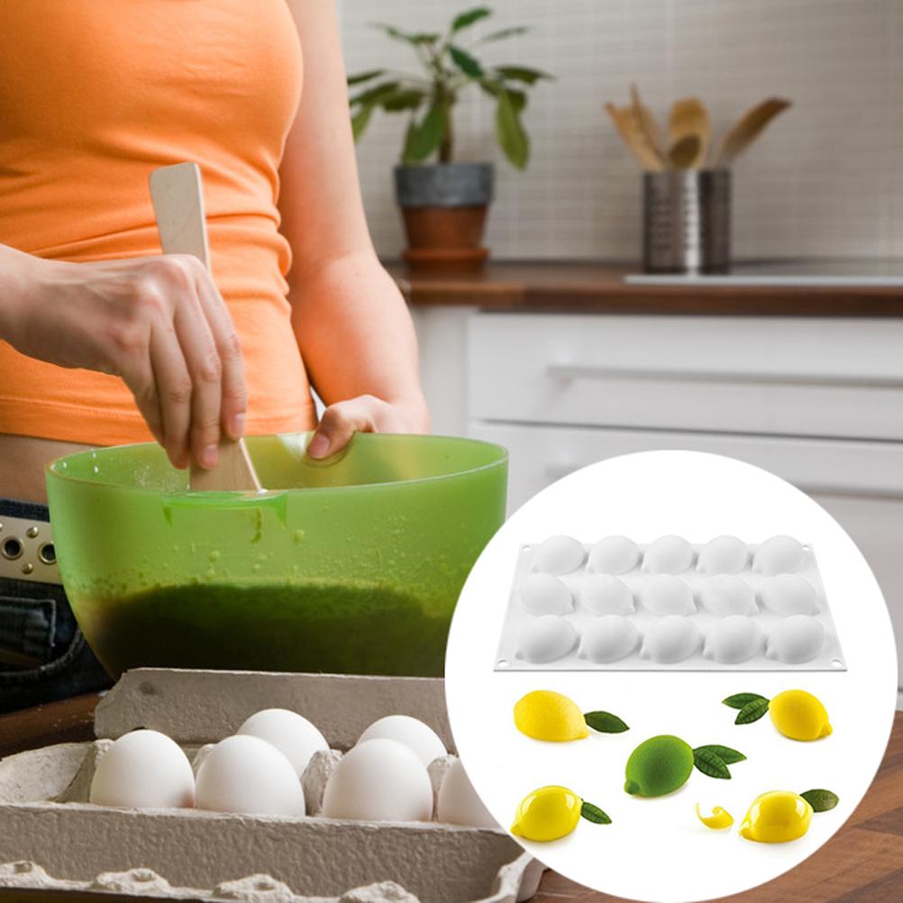 Citron Silikonform Mousse Chokladformar för Hemsåpa Tårta Bakverk Bakverktyg Formar