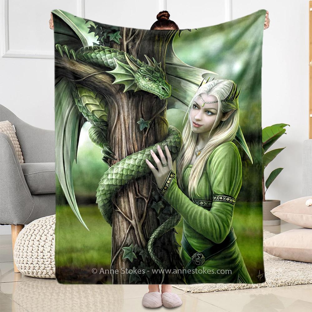 Gothic Style Blanket Soft Warm Cozy Perfect for Seaside Office Chair Four Seasons Universal Playful Design Best Holiday Gift for Friends Family