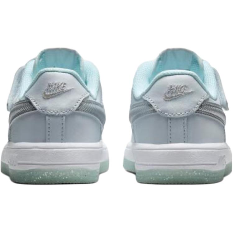 Nike Force 1 Low EasyOn PS Pure Platinum Glacier Blue Kids Sneakers Metallic-Silver HQ3251-043