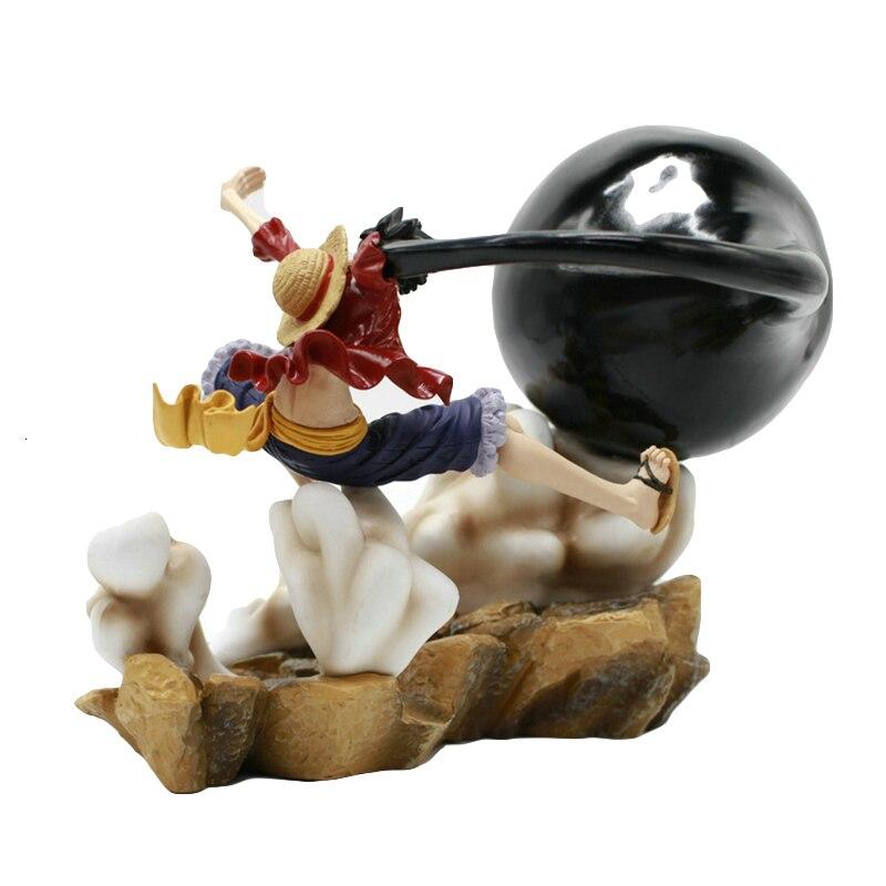 One Piece Action Figure 20th Gk Monkey D Luffy Battle Ver The Battle Over The Dome 17cm Model Collection Toy Desktop Decoration