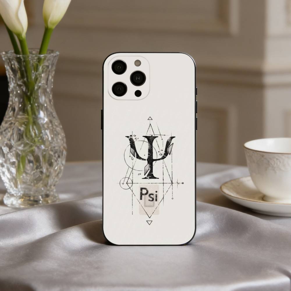 P-Psychologe Beruf P-Psychologie Handyhülle Für iPhone 17,16,15,14,13,12,11 Plus,Pro Max,XS,Weiches Silikon Schwarze Hülle