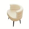 Comfortable Backrest Dressing Chair, Modern Sofa Chair for Living Room, Bedroom, Dressing Table and Dormitory, Pink