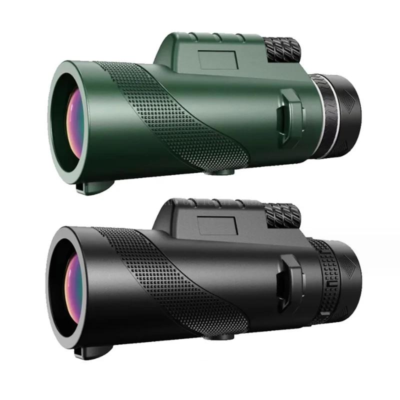80x100 Tragbares Monokular-Teleskop Monokel Monokular Reichweite Langstrecke Teleskop Jagd Sport Outdoor Camping Reise