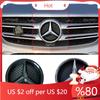 FBK3   2025 Hot Black Border and Silver Border Decoration Car Front Grilled Star Emblem Logo for Mercedes Benz W166 X205 GLS350 550 AMG