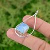 Daughters Day Deal Owyhee Blue Opal Stone 925 Silver Ethnic Wife Pendant Jewelry