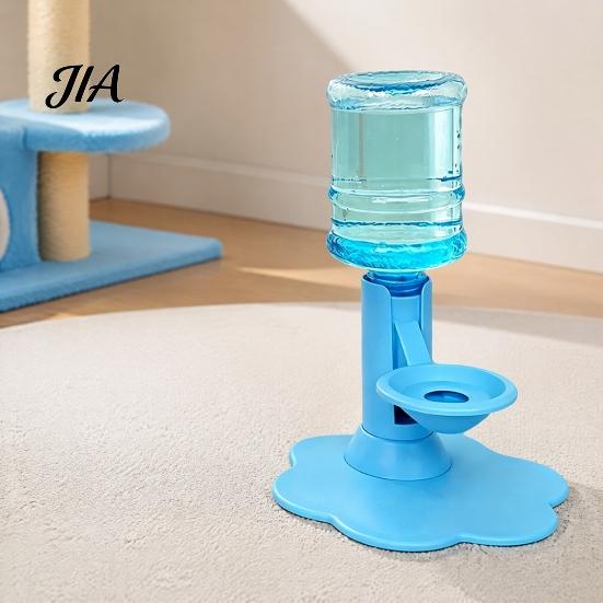 Automatisk VannDispenser for Katter Tyngdekraftmatet KattDispenser, 640ml Beholder, PåfyllingsSkål, Opphøyd Enkel Rengjøring KattedyrSkål Håndfri HydreringsStasjon