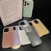 Bling Diamond Camera Protection Phone Case For iPhone 16 15 14 13 12 Pro Max 11 Shockproof Acrylic Glitter Hard Back Cover