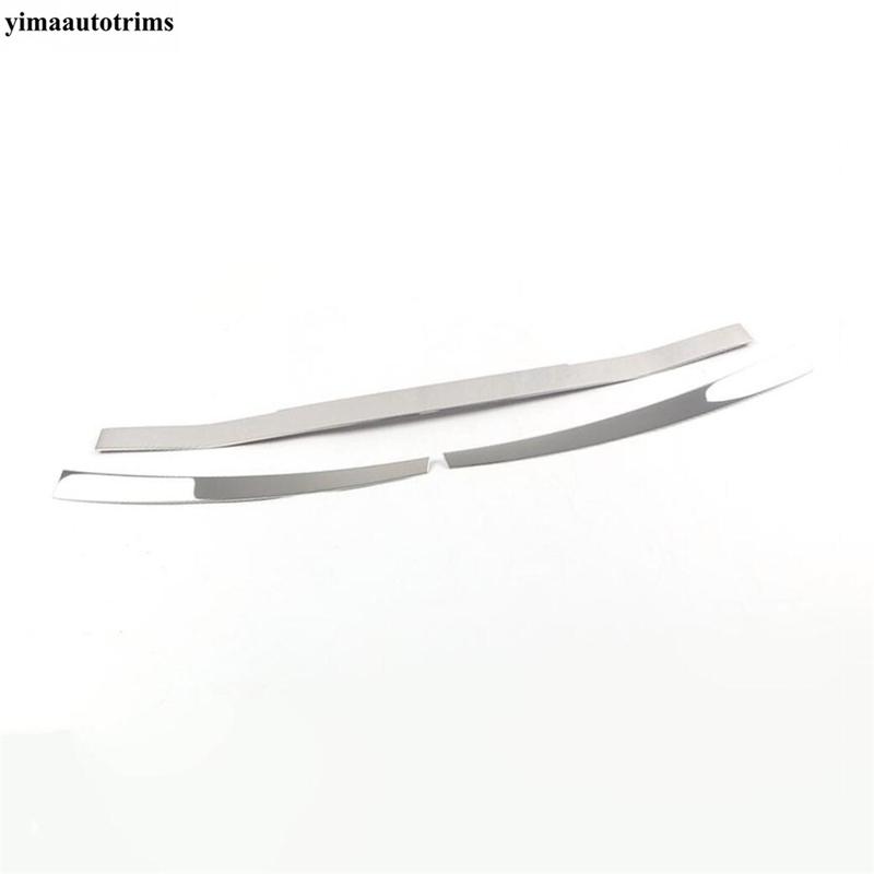 Front Rear Tail Bumper Fog Light Lamp Eyelid Eyebrow Strip Decor Cover Trim For Tesla Model Y  - 2024 Accessories Exterior
