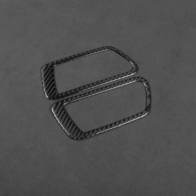 For Toyota Sienna 2015- Real Carbon Fiber Stickers Door Switch Handle Panel Trim Frames Car Accessories Interior Decorative