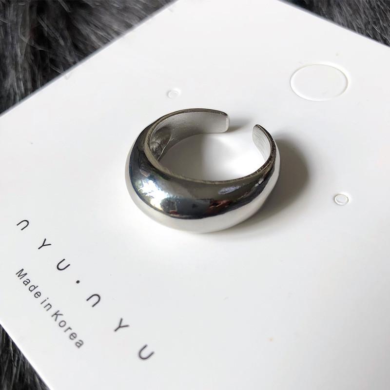 Gold Smooth Surface Female Adjustable Ring Wedding Rings For Women Jewelry Accessories