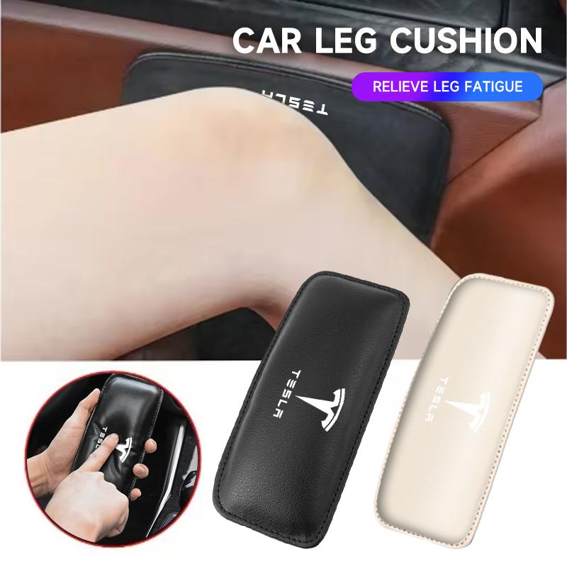 Ginocchiere per auto Tappetino per braccioli Cuscino per gomito Cuscino di supporto per gambe Interni Per Tesla Model 3 Y S X 2021 Roadster Cybertruck Giocattolo