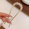 U-Shaped Fixed Hairpin with High-End Alloy Comb for Women's Updos - Ancient Style Four-Tooth Insert