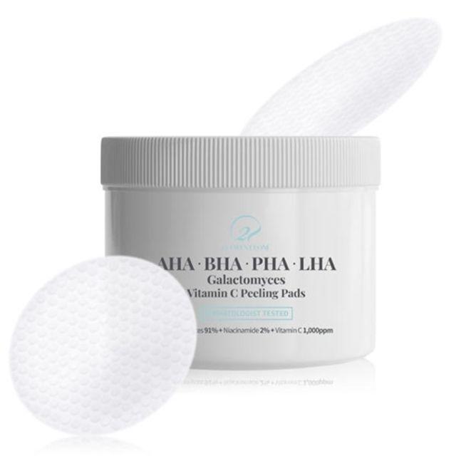 O21 SXMSSNAA Avapara Galactomyces Vitamin C Peeling Pads 60 Sheets