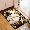Brazilian Football Star Rug for Living Room, Game Rooms, Office, Bedroom, Office Floor Mat Playful Design, fan gifts Christmas decor