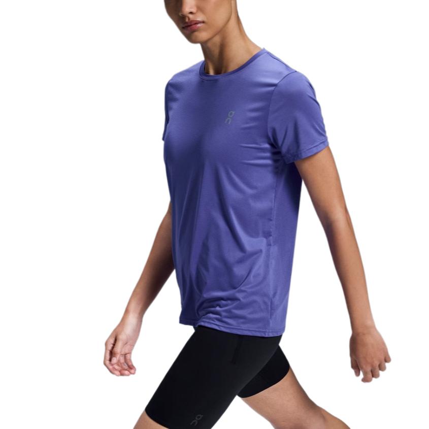 On Core Lightweight Breathable Round Neck Short Sleeve T-Shirt Women Tops Iris-Purple 1WE10582861