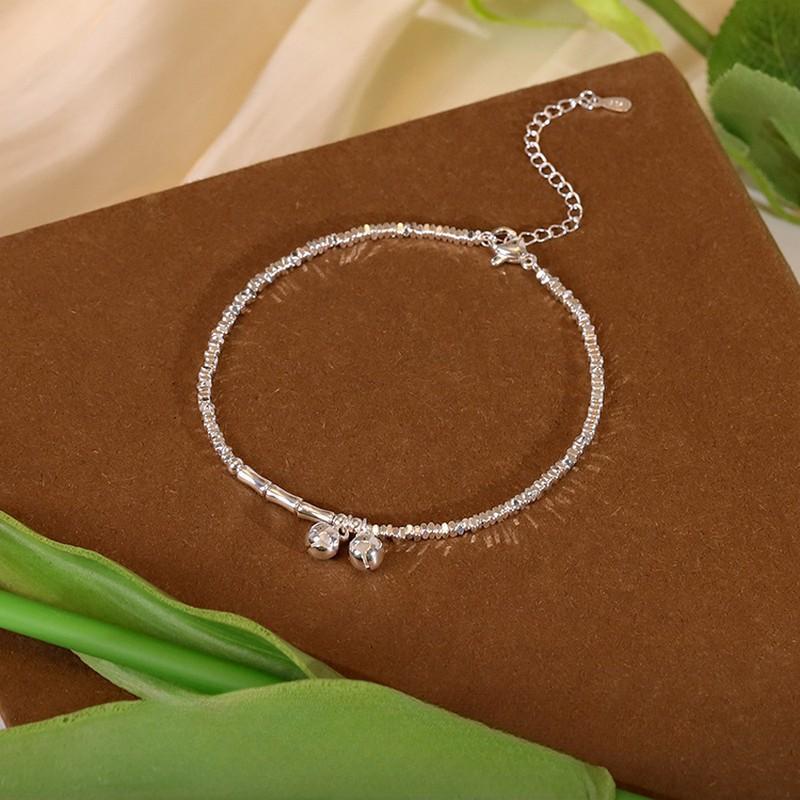 Bell anklet women's light luxury niche foot chain personalized bell anklet foot jewelry