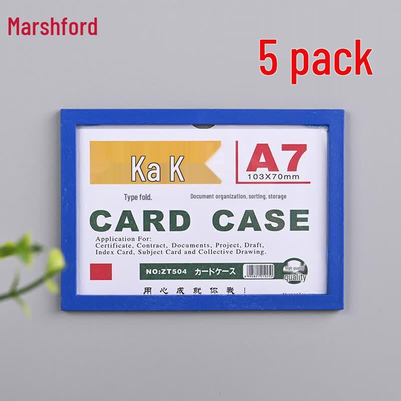 Mashifu Magnetic & Standard Rigid PVC Card Holders