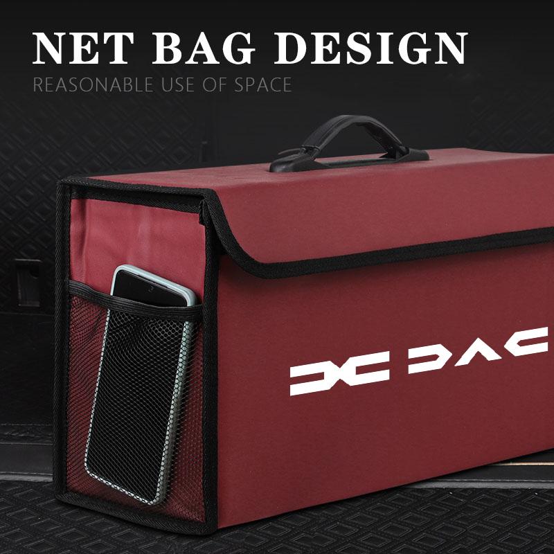 Car Trunk Storage Box Miscellaneous Storage Tool Bag For Dacia Logan Sandero Duster Lodgy Spring Jogger Dokker Stepway Bigster