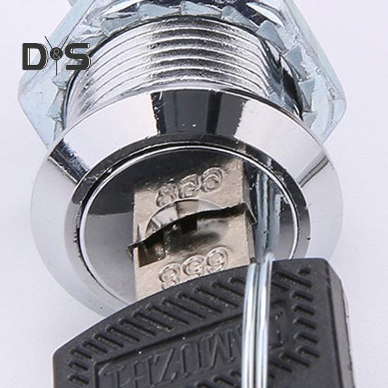 Drawer Lock with 2 Keys Heavy Duty Zinc Alloy Universal File Cabinet Wardrobe Furniture Storage Locker Door Mailbox Toolbox Cam Lock Replacement