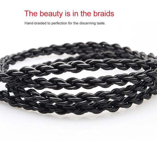 TRN 0.75mm/0.78mm/MMCX Replace Braided Wired Earphone Headphones Cable Cord Wire