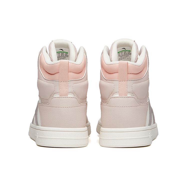 Anta Skateboarding Series High Women Pink White Mauve 122138071-3