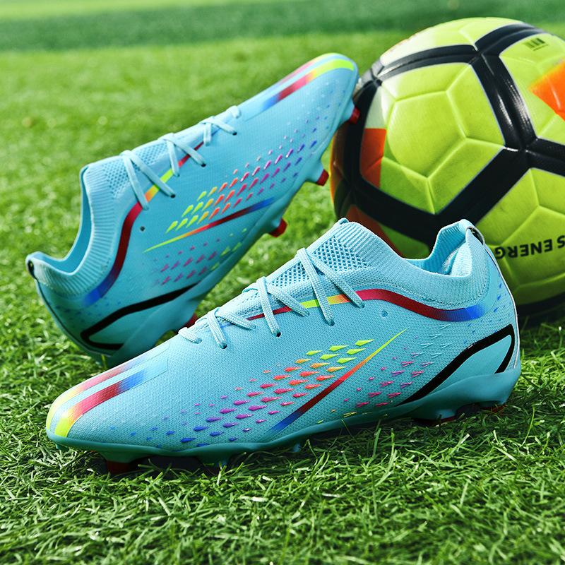 2023 Men's and Women's Breathable Shoes Wear-resistant Football Shoes Indoor Grass Long Nails Short Nails Football Shoes Training Shoes