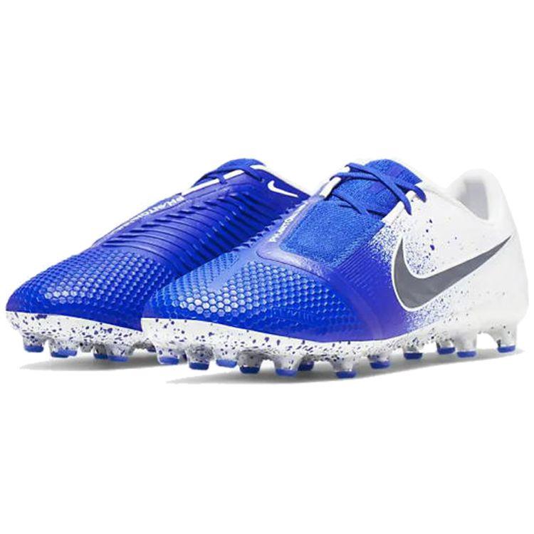 Nike Phantom Venom Elite AG Pro White Racer Blue Unisex Sneakers Black AO0576-104