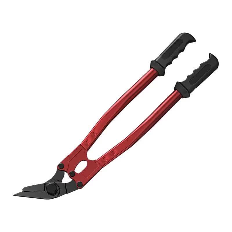 Industrial Heavy-Duty Steel Strap Cutter & Tin Snips
