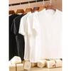 Black Technology DuPont Solona Cool Feeling T-Shirt Men's Short Sleeve Pure Cotton Summer Ice Feeling Clothes Export Men's T-shirt