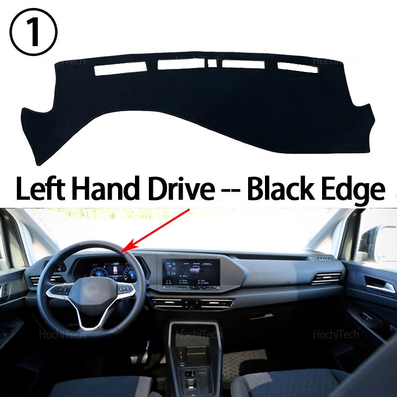 For Volkswagen VW Caddy 5 Life Cargo 2021-2025 Anti-Slip Mat Dashboard Cover Pad Sunshade Dashmat Carpet Car Accessories