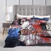 Omni-Man And Thragg Galaxy Blanket invincible Travel Office Flannel Throw Blanket For Living Room Soft Warm Quality Bedspread