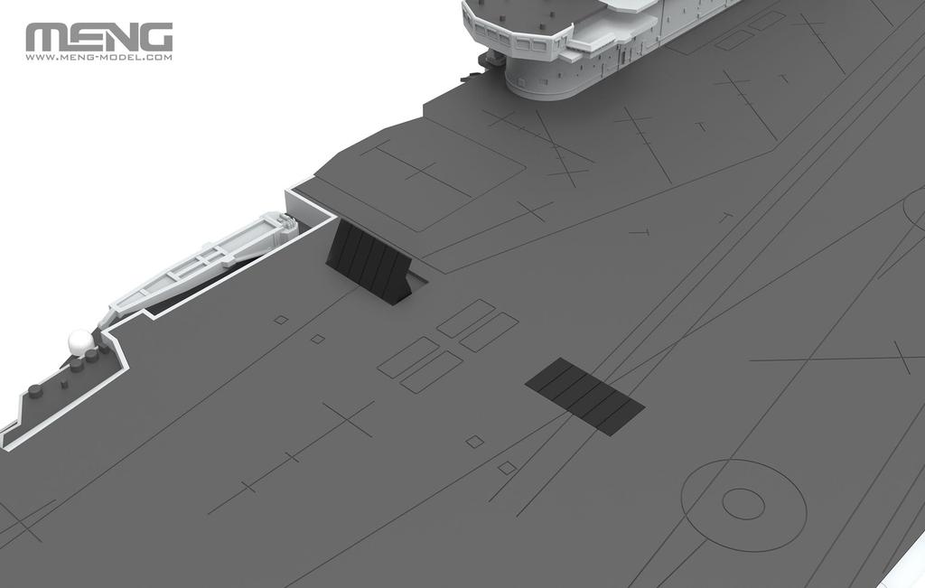 Meng Model Chinese Navy Aircraft Carrier Liaoning Plastic Model MPS010 1/700 (Ship)