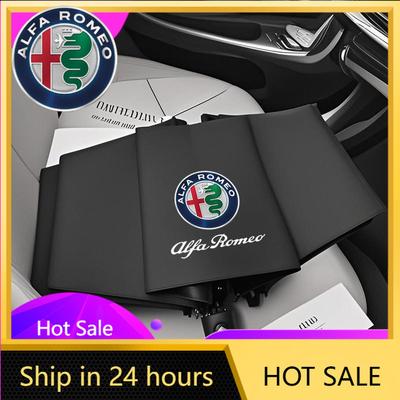 Autostickers Voor Alfa Romeo Auto Zwarte Lijm Volautomatische Paraplu UV-bestendig Opvouwbaar Voor Alfa Romeo giulietta 159 mito giuli