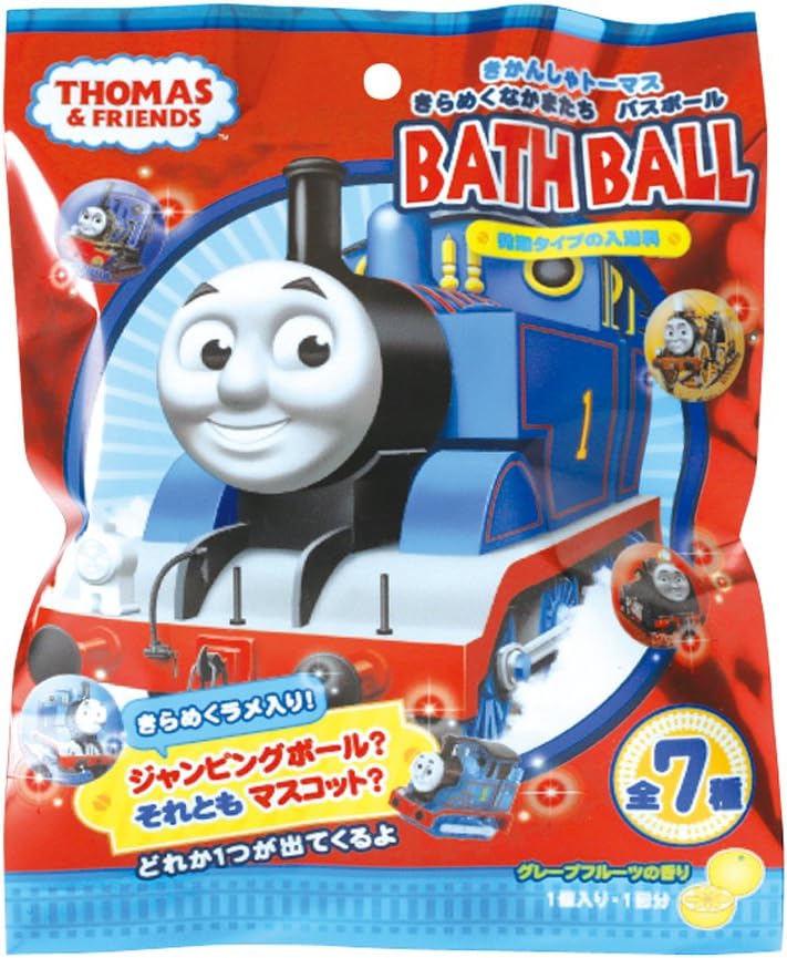Nor Corporation Thomas The Tank Engine Sali da bagno Sparkling Friends Bath Ball con profumo di pompelmo in omaggio Ob tOb 3 1