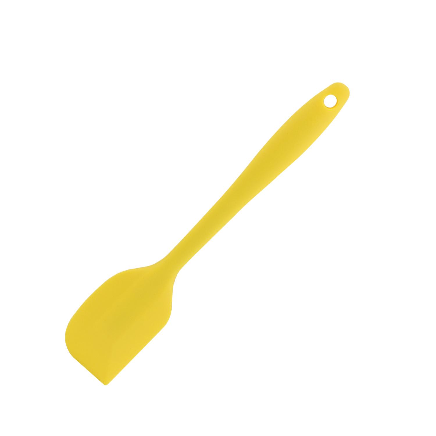 

Силиконовые лопаточки 1 шт. 8,0 дюйма, маленькая резиновая лопаточка, термостойкие антипригарные гибкие скребки, инструменты для смешивания и выпечки, кухонные принадлежности жёлтый